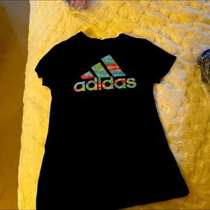 Black adidas Tee